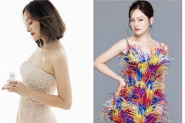 Diễn viên Lan Phương khoe vẻ rạng rỡ