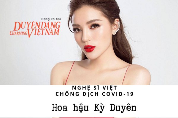Nghệ sĩ Việt chống dịch Covid-19: Hoa hậu Kỳ Duyên ủng hộ đồ bảo hộ, nước rửa tay
