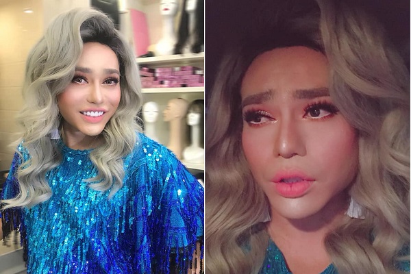 Choáng váng hình ảnh Bảo Lâm giả gái, trang điểm đậm