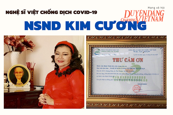 Nghệ sĩ Việt chống dịch Covid-19: NSND Kim Cương kêu gọi ủng hộ 300 triệu