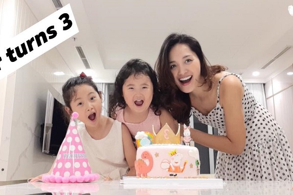 Mừng sinh nhật con gái, Hương Giang tiết lộ 2 công chúa siêu đáng yêu