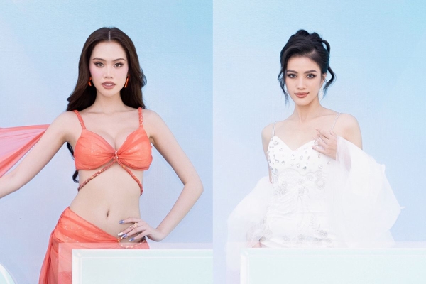 Tâm Như, Minh Nhàn diện trang phục ‘cắt xẻ’, khoe sắc sau hai tháng đăng quang