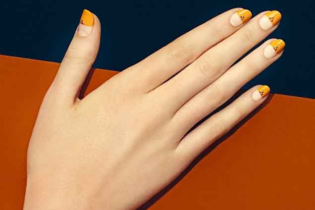 Một số kiểu mẫu móng tay tối giản