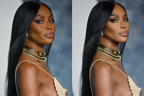 Naomi Campell bị chế giễu do photoshop quá đà