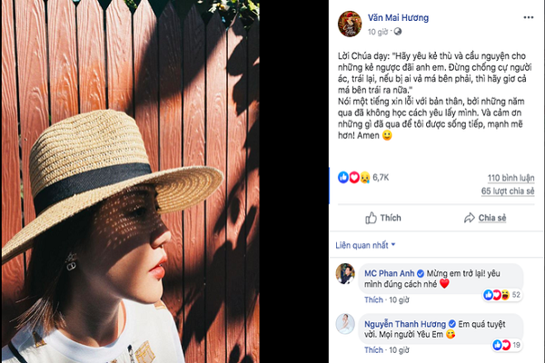 Văn Mai Hương: Cảm ơn ‘sóng gió’ để mạnh mẽ hơn