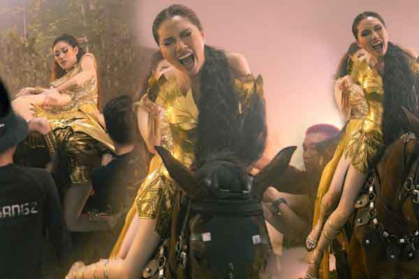 Khánh Vân, Thanh Thanh Huyền bất ngờ gặp sự cố khi đang chụp ảnh gợi cảm