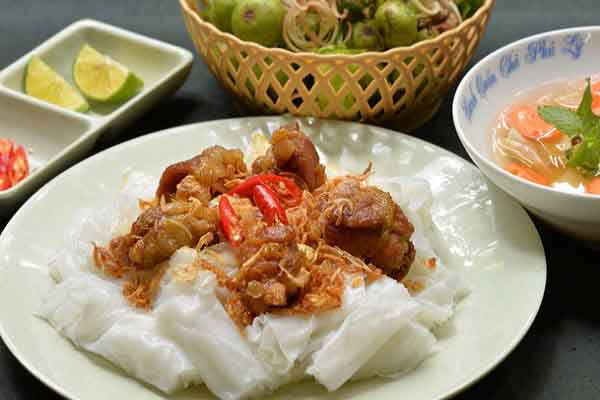 Bánh cuốn chả – món ngon nổi tiếng Phủ Lý, Hà Nam