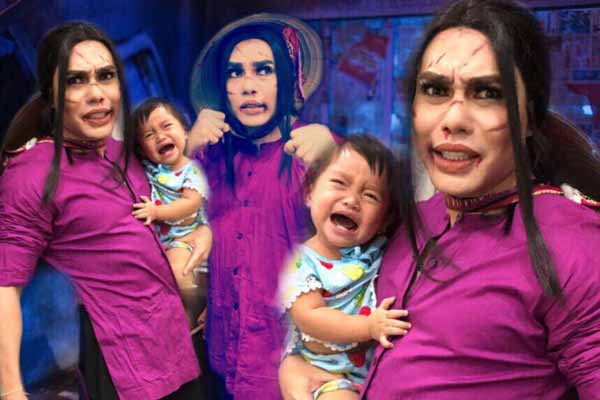 Con gái khóc cạn nước mắt khi Bảo Lâm hóa thân thành Hai Phượng (Ngô Thanh Vân)