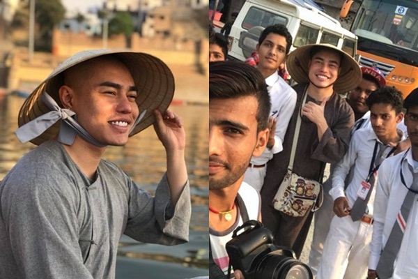 Danh hài Bảo Lâm cạo trọc đầu khi hành hương Ấn Độ