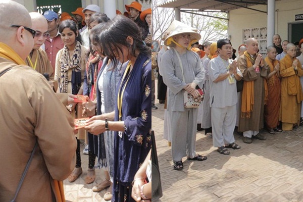 Lê Dương Bảo Lâm làm từ thiện, được yêu mến ở Ấn Độ