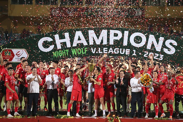 V.League 2023: Công An Hà Nội chính thức lên ngôi vô địch