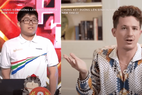 Tranh cãi xoay quanh câu hỏi của Charlie Puth trong chung kết ‘Đường lên đỉnh Olympia 2022’