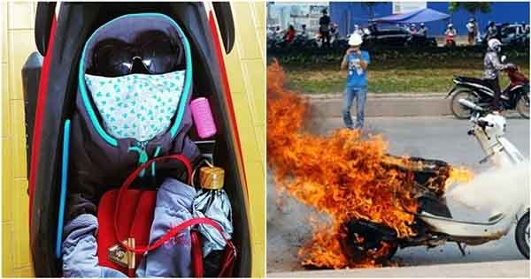 Một số vật dụng không nên bỏ vào cốp xe