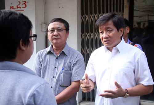 Cưỡng chế di dời chung cư ở Sài Gòn