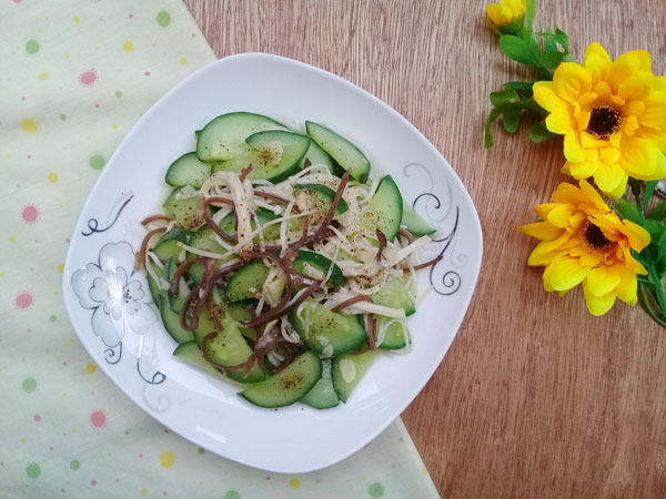 Dưa leo xào nấm, món ngon dễ làm