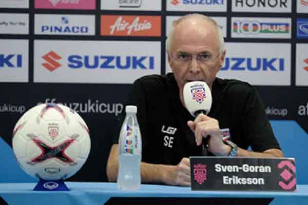 HLV Eriksson nói gì khi Philippines chuẩn bị đối đầu Việt Nam?