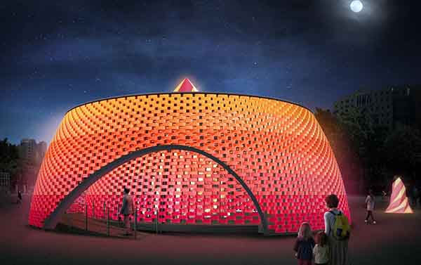 Gạch tái chế tái hiện truyền thống Trung Thu