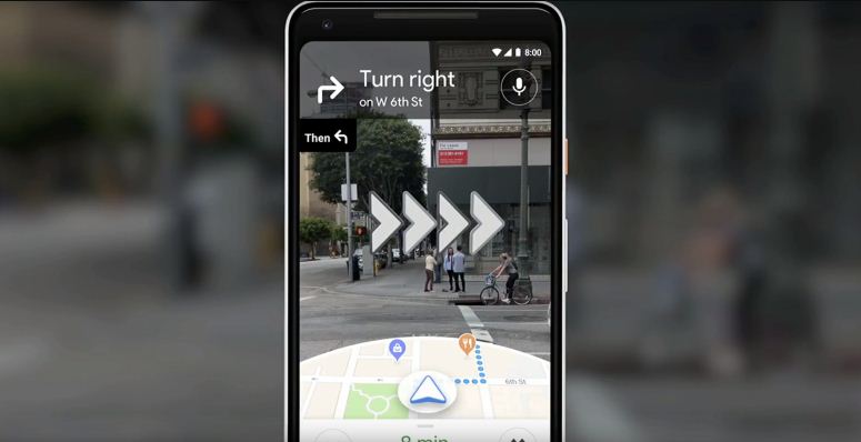 Google Maps thêm tính năng chỉ đường qua camera