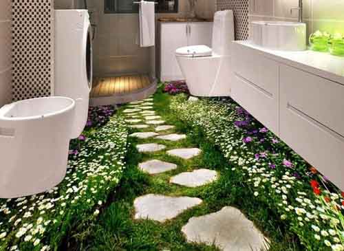 Ngỡ ngàng với những nhà tắm 3D y như thật