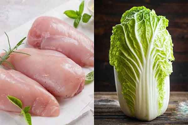 Tại sao giảm cân không thể thiếu ức gà, bắp cải?