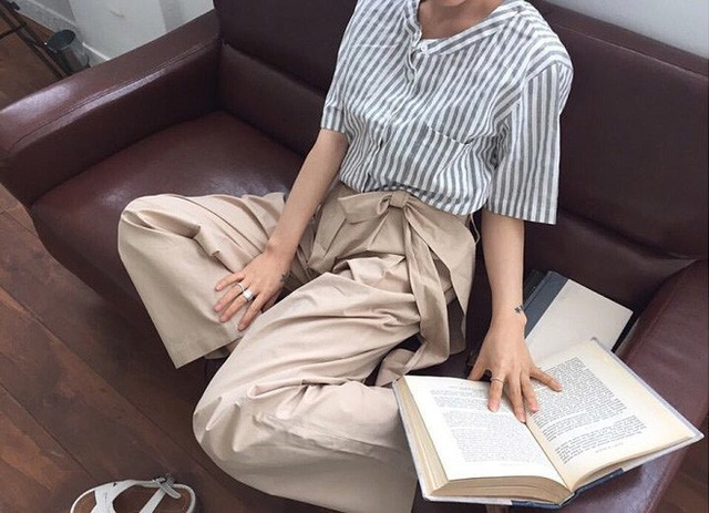 Công thức diện đẹp cả tuần với vải đũi nhẹ nhàng