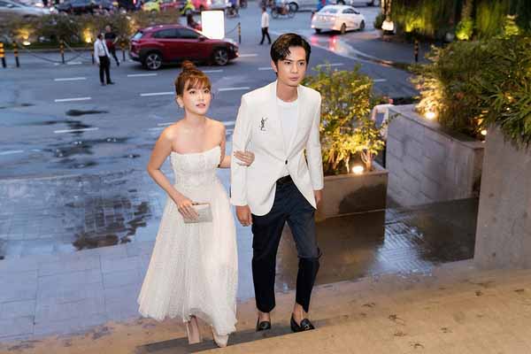 Huỳnh Phương, Sĩ Thanh lần đầu xuất hiện sau công khai tình cảm