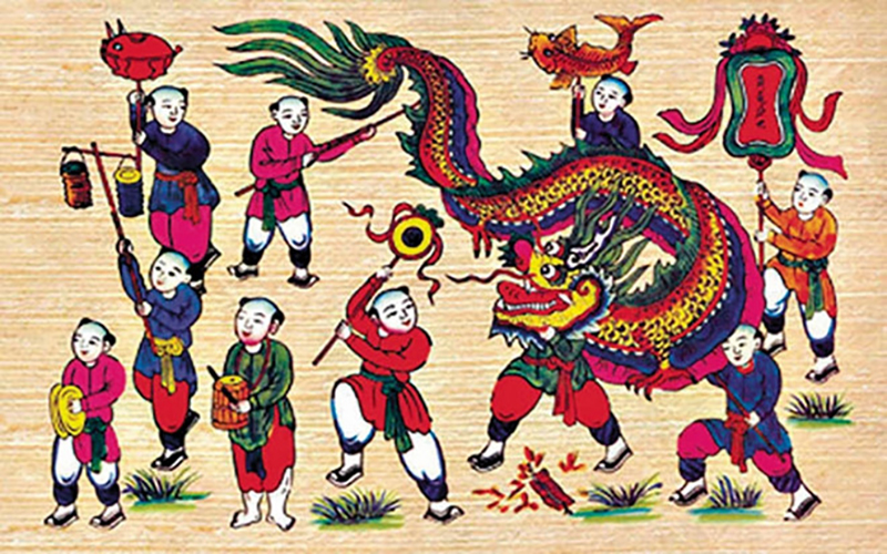 Top 10 bức tranh đông hồ ngày Tết đẹp nhất năm 2021 - CafeLand.Vn