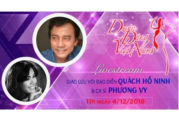 Livestream giao lưu với đạo diễn Quách Hồ Ninh và ca sĩ Phương Vy