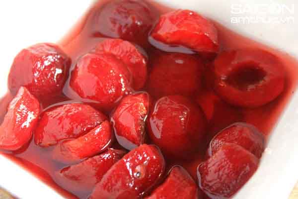 Nước mận ngâm đường, món ngon cho ngày hè thật mát