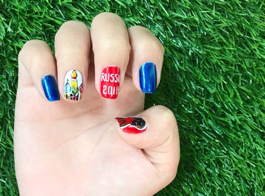 Những mẫu móng tay chào đón World Cup