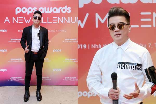 Châu Khải Phong mặc sành điệu dự sự kiện cùng Đàm Vĩnh Hưng
