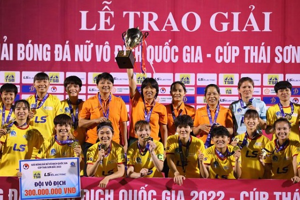 CLB nữ TP.HCM đăng quang Giải vô địch Quốc gia 2022