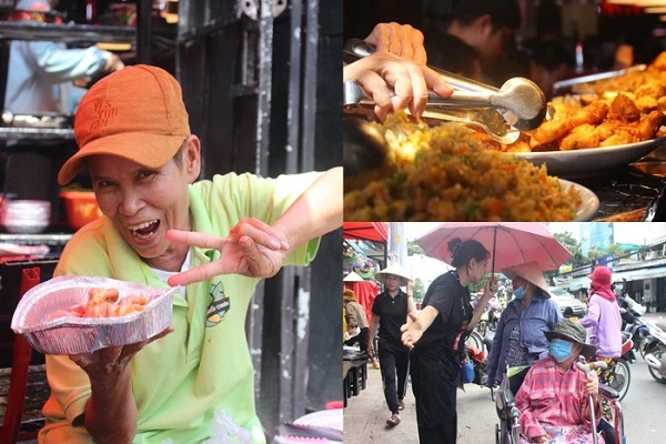 Buffet chỉ 1.000 đồng cho người nghèo ở TP.HCM