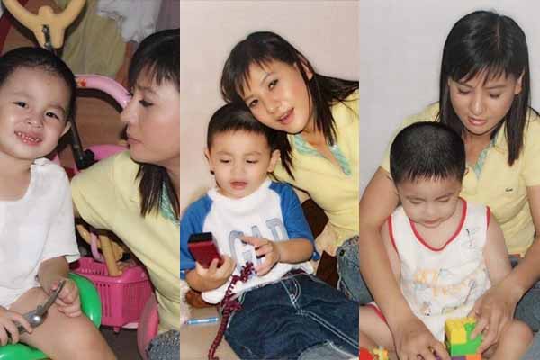 Ảnh hiếm hoi con trai Cát Phượng – Thái Hòa thời 9 tháng tuổi