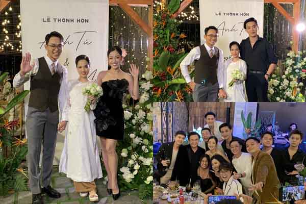 MC Đại Nghĩa, Puka cùng dàn sao Việt ‘quẩy cực sung’ tại đám cưới Anh Tú – Huyền My