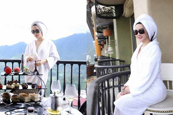 Giáng My sang chảnh như bà hoàng dịp cuối tuần