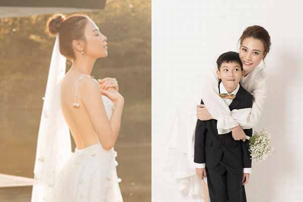 Đàm Thu Trang tung ảnh cưới gợi cảm khiến Cường Đôla mê mệt