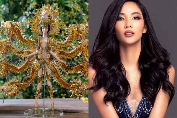 “Vùng đất chín rồng” vào top 3 quốc phục cho Hoàng Thùy thi Miss Universe 2019