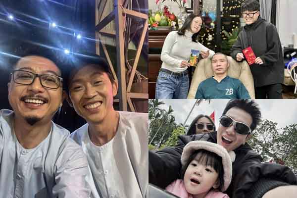 Sao Việt 25/1: Hứa Minh Đạt hội ngộ NSƯT Hoài Linh, Thảo Vân hạnh phúc khi con trai đến chúc Tết Công Lý