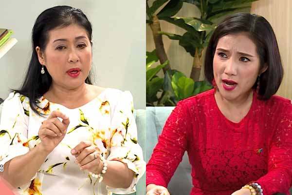 Cát Tường sửng sốt khi nghệ sĩ Thanh Thủy dạy con