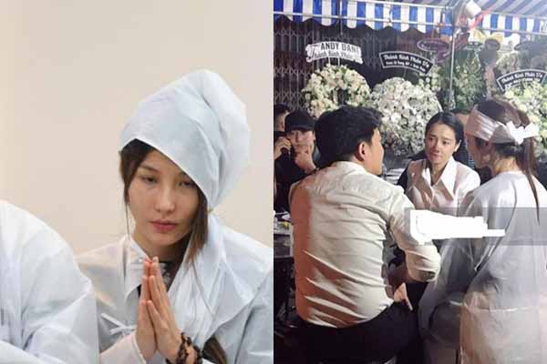 Nhã Phương, Trường Giang thất thần viếng mẹ Diễm My 9X giữa đêm