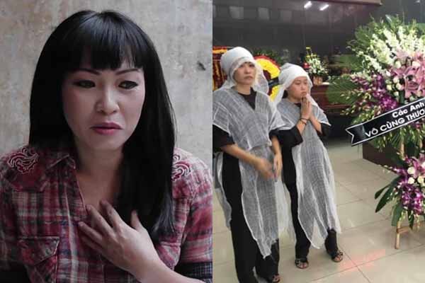 Phương Thanh đăng ảnh đám tang chồng, khẳng định không phải ‘con giáp thứ 13’