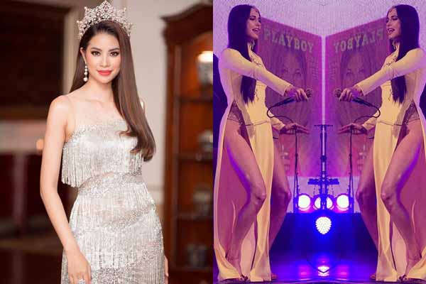 Phạm Hương bức xúc cao độ với ca sĩ mặc áo dài phản cảm