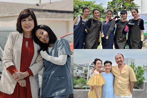 Sao Việt 26/5: Khoảnh khắc ngọt ngào của Hồng Vân – Hồng Đào, Á hậu Thủy Tiên cùng học trò tham gia hoạt động vì môi trường