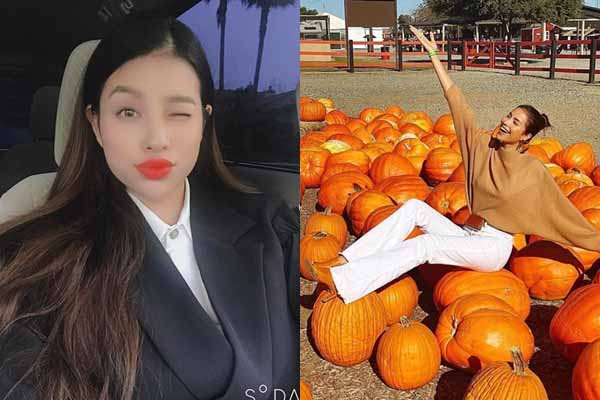 Phạm Hương kém duyên ngồi lên nơi cấm ở Mỹ