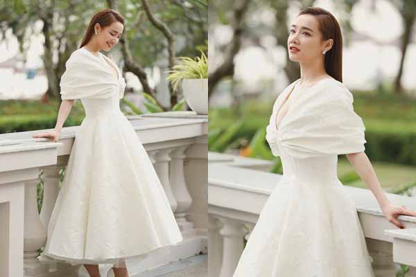 Nhã Phương xuất hiện tuyệt đẹp tại đám cưới Đông Nhi, Ông Cao Thắng