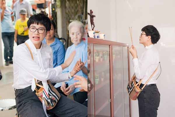 Trang Trần xây mái ấm cho 22 cụ già neo đơn sinh sống