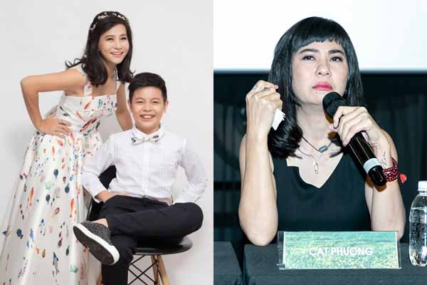 Con trai 15 tuổi ngày càng rời xa, Cát Phượng sụt sùi khóc