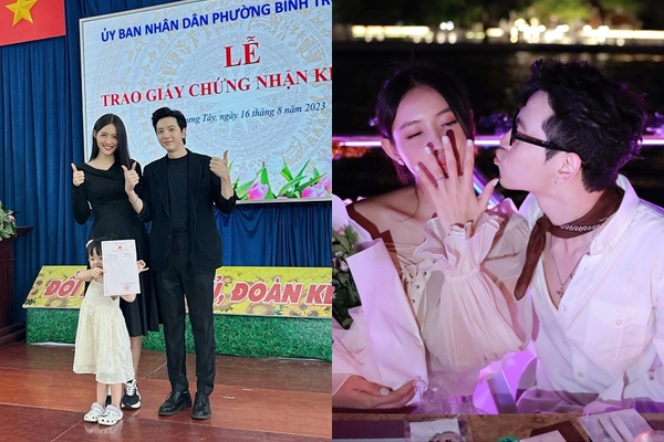 Trương Mỹ Nhân – Phí Ngọc Hưng chính thức nên duyên, con gái 3 tuổi chứng kiến khoảnh khắc trọng đại