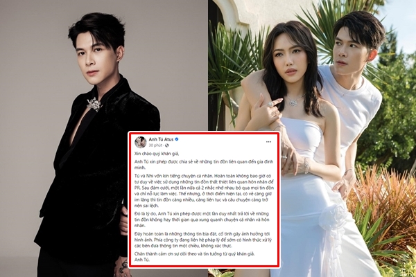 Giữa tin đồn ‘tán tỉnh’ cô gái lạ, Anh Tú đính chính: ‘Hoàn toàn là bịa đặt, cố tình gây ảnh hưởng’ 